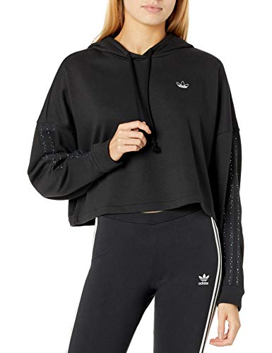 adidas Originals Sudadera con capucha para mujer - negro - XL