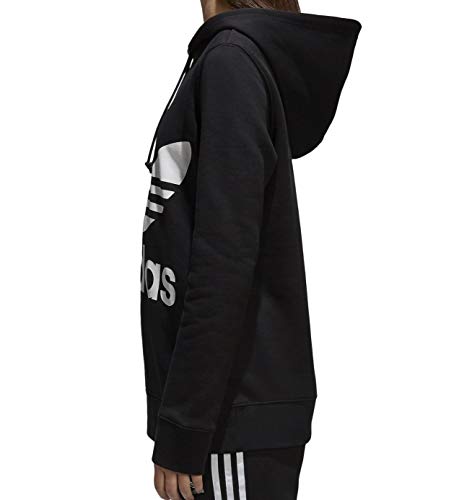 adidas Originals Trefoil Hoodie Sudadera con Capucha, Core Negro, S para Mujer