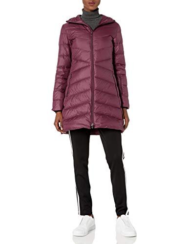 adidas outdoor Chaqueta impermeable Climawarm Nuvic para mujer, Mujer, Chaqueta para lluvia, DZ1499-S, granate, S