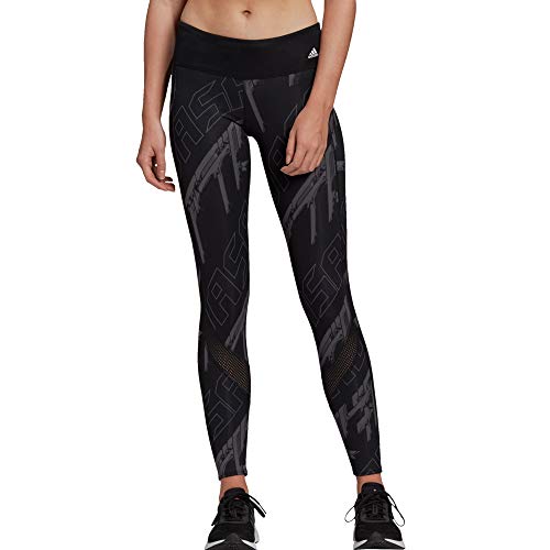adidas Own The Run TGT Tights, Mujer, Black/Grey Five/DGH Solid Grey, XS