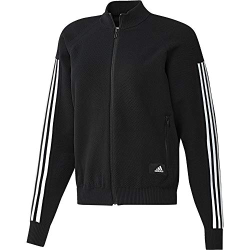 adidas Performance ID - Chaqueta de chándal para Mujer (Talla XL), Color Negro y Blanco