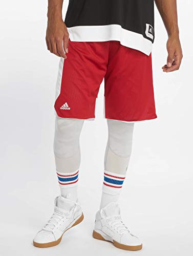 adidas Rev Crzy Exp SH Pantalón, Hombre, Rojo (Rojpot/Blanco), XL