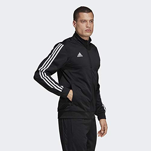 Adidas Tiro 19 Polyester Jacke Chaqueta Deportiva, Hombre, Black/White, XS