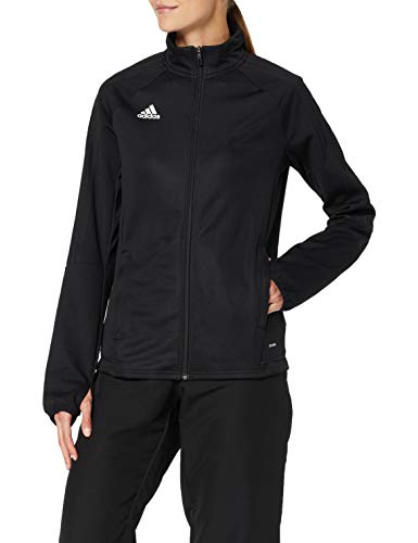 adidas Tiro17 Training Jacket Chaqueta, Mujer, Negro (Blanco), XL