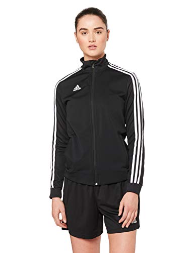 adidas TIRO19 TR JKTW Chaqueta de Deporte, Mujer, Black/Black/White, XS