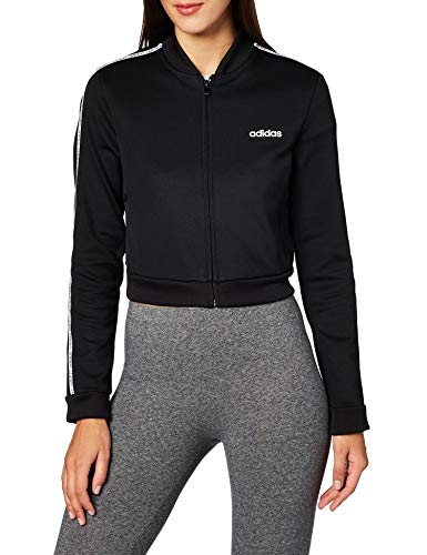 adidas W C90 Tracktop Chaqueta, Mujer, Negro/Blanco, XS