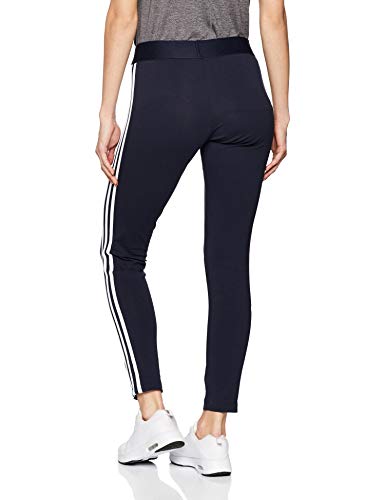 adidas W E 3S Tight Mallas, Mujer, Legend Ink/White, L