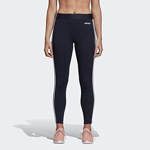 adidas W E 3S Tight Mallas, Mujer, Legend Ink/White, L
