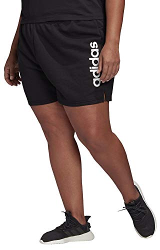 adidas W E Inc Shorts Sport, Mujer, Black/White, 3X