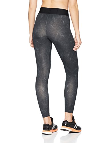 adidas W ID AOP Tight Mallas, Mujer, Gris (Gridos/Negro), L