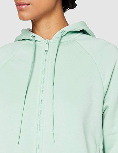 adidas W Stacked FZ HD Sweatshirt, Mujer, Green Tint, S