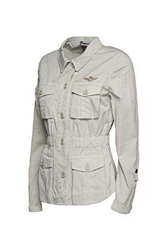 Aeronautica Militare Chaqueta blazer de mujer AB1854D, arena, sudadera, camiseta arena 40