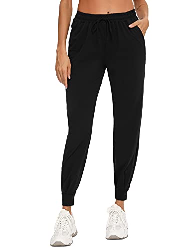 Aibrou Pantalon Chandal Mujer Largos Pantalones de Deporte Yoga Fitness Jogger