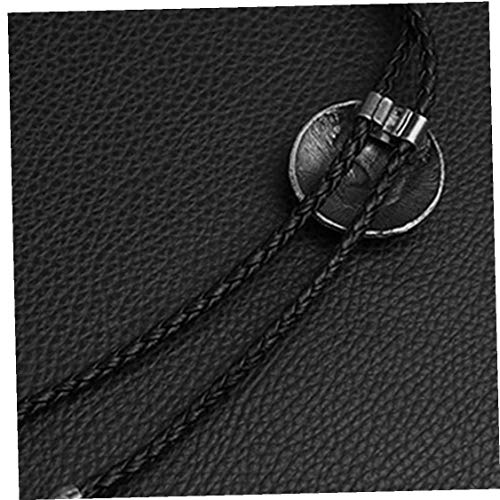 Aisoway Forma Ajustable Bolo Tie Redondo Hecho a Mano Collar Occidental del Vaquero del Lazo del Dragón Chino Decoración Corbata para Hombres De Las Mujeres