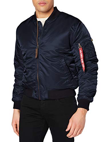 Alpha Industries Flight Jacket|MA-1 VF 59 Chaqueta, Azul (Rep.Blue 07), M para Hombre