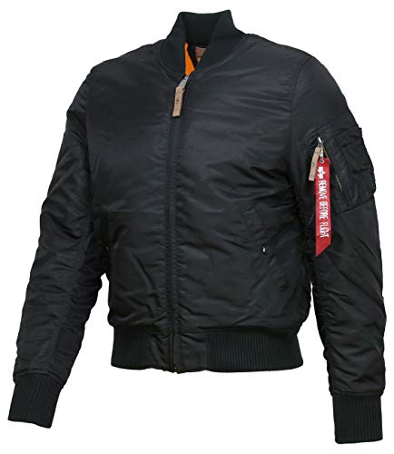 ALPHA INDUSTRIES Flight Jacket|MA-1 VF 59 Chaqueta Bomber, Verde (Dark Green 257), M para Hombre