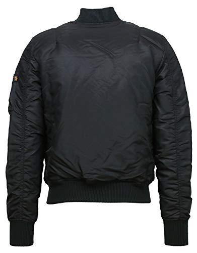 ALPHA INDUSTRIES Flight Jacket|MA-1 VF 59 Chaqueta Bomber, Verde (Dark Green 257), M para Hombre