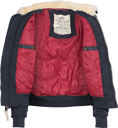 ALPHA INDUSTRIES Injector III Wmn Chaqueta, azul oscuro, XS para Mujer