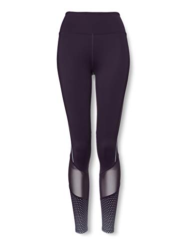 Amazon Brand - AURIQUE Leggings de running moldeadores de cintura alta para mujer, Morado (Nightshade), 40, Label:M