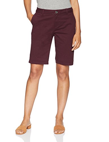 Amazon Essentials 10" Inseam Solid Bermuda Short Shorts, Burgundy, 40-42