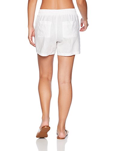 Amazon Essentials 5" Drawstring Linen Short Pantalones cortos informales, blanco, XL