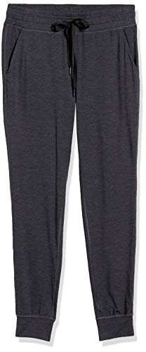 Amazon Essentials Brushed Tech Stretch Jogger Pant Running-Pants, Negro (Black Spacedye), US M (EU M - L)