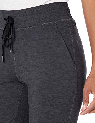 Amazon Essentials Brushed Tech Stretch Jogger Pant Running-Pants, Negro (Black Spacedye), US M (EU M - L)