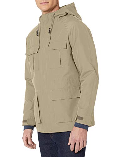 Amazon Essentials Chaqueta Ligera para montaña. Cotton-Lightweight-Jackets, Caqui, L
