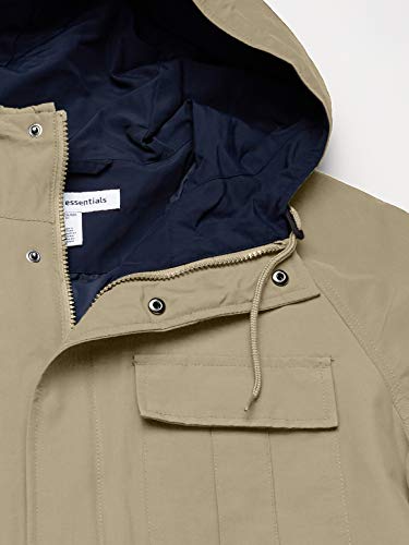 Amazon Essentials Chaqueta Ligera para montaña. Cotton-Lightweight-Jackets, Caqui, L