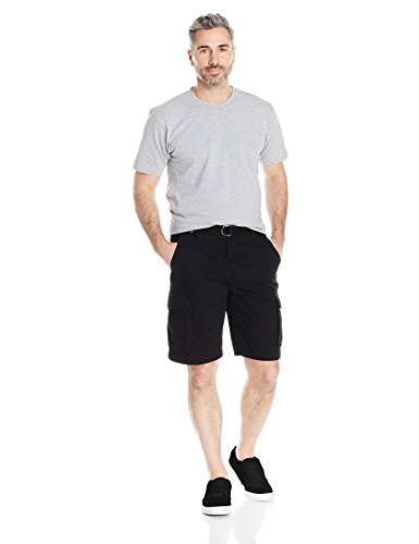 Amazon Essentials Classic-Fit Cargo Short Pantalones Cortos, Negro (Black), 29