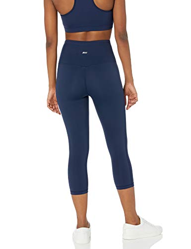 Amazon Essentials High Rise Capri Todos los días Fitness Legging Athletic-Leggings, Marino, US XL (EU 2XL)