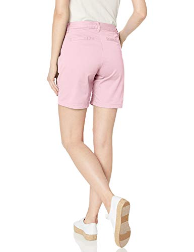 Amazon Essentials - Pantalón corto estilo chino, entrepierna 17,78 cm, para mujer, Rosado, US 10 (EU M - L)