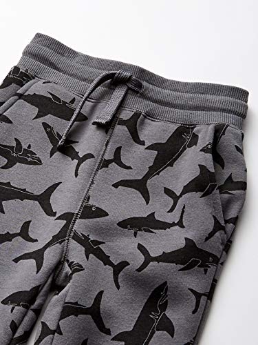 Amazon Essentials - Pantalón de chándal con forro polar para niño, Gris (Grey Shark), US XL (EU 146 -152 CM)