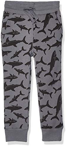 Amazon Essentials - Pantalón de chándal con forro polar para niño, Gris (Grey Shark), US XL (EU 146 -152 CM)