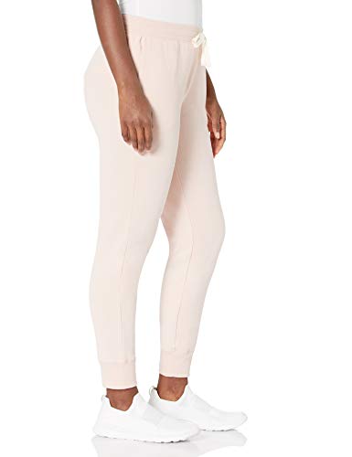 Amazon Essentials – Pantalón deportivo de felpa para mujer, Rosa (Light Pink), US XXL (EU 3XL - 4XL)