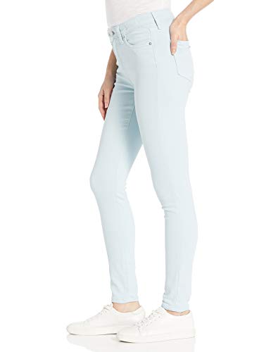 Amazon Essentials pantalón vaquero ceñido (skinny) para mujer, Aguamarina claro, 8 Regular