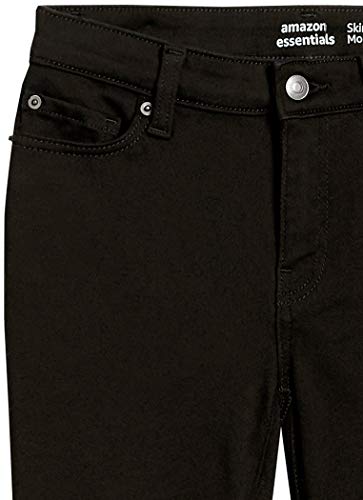 Amazon Essentials pantalón vaquero ceñido (skinny) para mujer, Negro (black), US 6 Regular / EU S-M