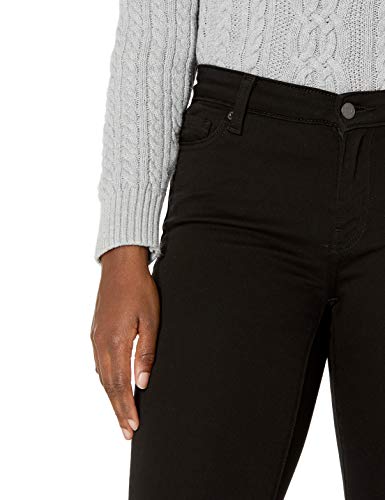 Amazon Essentials pantalón vaquero ceñido (skinny) para mujer, Negro (black), US 6 Regular / EU S-M