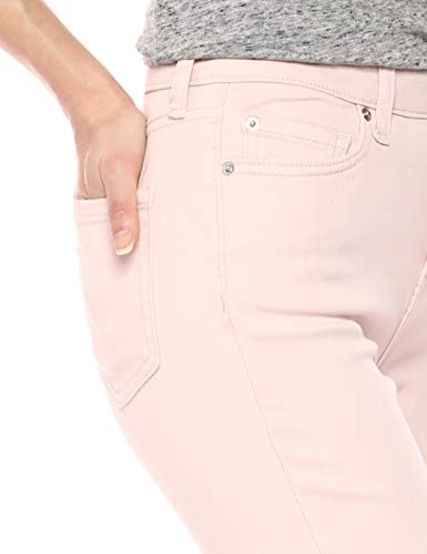 Amazon Essentials pantalón vaquero ceñido (skinny) para mujer, Rosado pálido, 16 Regular