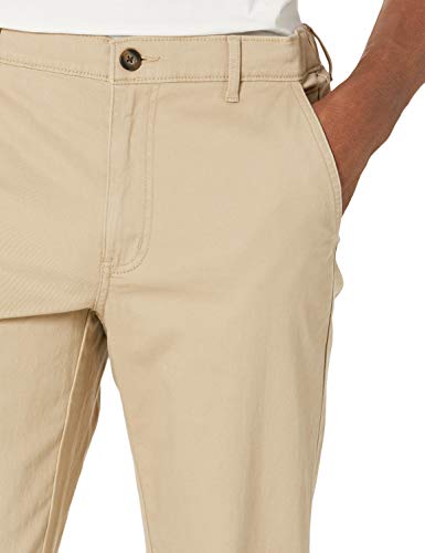 Amazon Essentials - Pantalones deportivos ajustados para hombre, Caqui, US XL (EU XL - XXL)