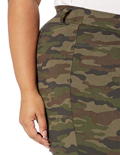 Amazon Essentials Plus Size Pull-On Knit Jegging Pants, Oliva camuflado, 48-50