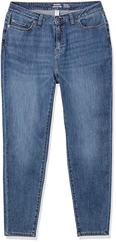 Amazon Essentials Plus Size Skinny Jean Jeans, Desteñido Medio, 26W