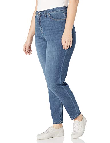 Amazon Essentials Plus Size Skinny Jean Jeans, Desteñido Medio, 26W