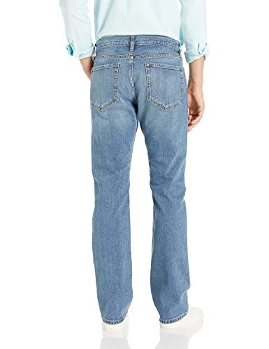 Amazon Essentials Slim-Fit Stretch Bootcut Jean Jeans, Lavado Claro, 35W x 29L
