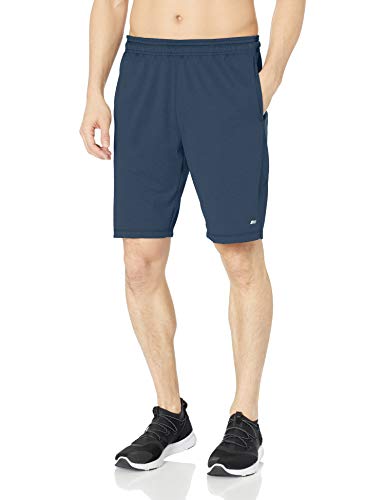 Amazon Essentials Tech Stretch Training Short Athletic-Shorts, Marino, US M (EU M)