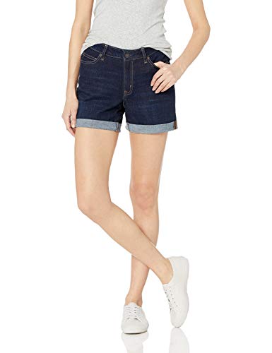 Amazon Essentials - Vaqueros cortos para mujer de 12,7 cm., Desteñido oscuro, US 16 (EU XL - 2XL)