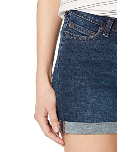Amazon Essentials - Vaqueros cortos para mujer de 12,7 cm., Medium Dark Wash, US 10 (EU M - L)