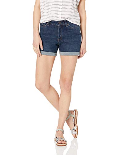 Amazon Essentials - Vaqueros cortos para mujer de 12,7 cm., Medium Dark Wash, US 14 (EU XL)