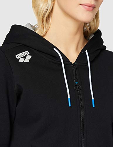 ARENA Damen Sport Kapuzen Jacke Te Chaqueta con Capucha, Mujer, Negro, Extra-Small