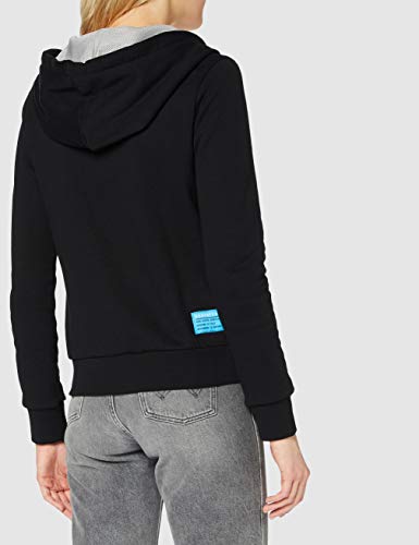 ARENA Damen Sport Kapuzen Jacke Te Chaqueta con Capucha, Mujer, Negro, Extra-Small